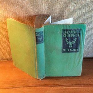 Bambi's Children The Story Of A Forest Family Felix Salten 1939 Book Is Worn